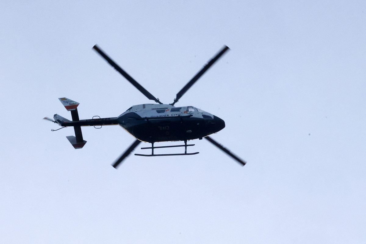 Helicoptero redada Vilanova Guardia Civil Policia Judiciaria clan Piturros