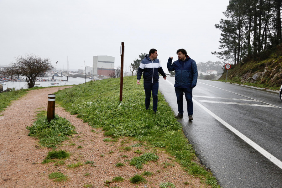 Arosa acusa de “desidia” a la Xunta por la falta de carril bici en el vial a O Xufre 15 años después