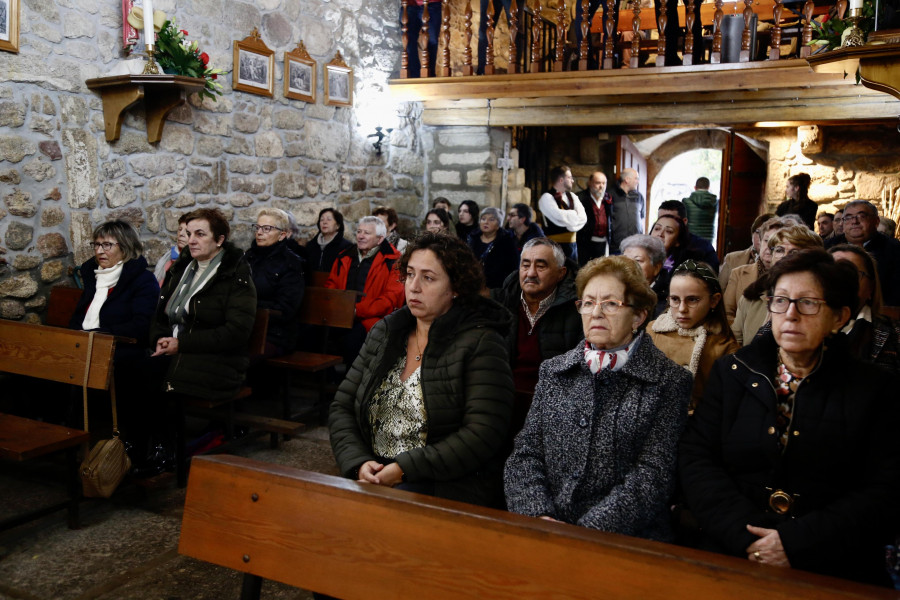 La parroquia cambadesa de Oubiña honra a su patrón, San Vicente