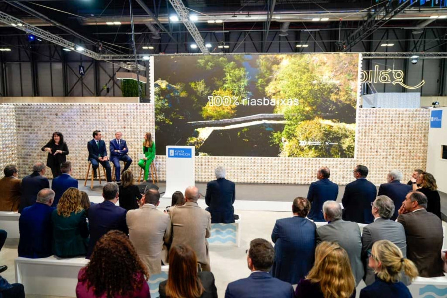 La Diputación de Pontevedra presume en Fitur del agua, la riqueza de las Rías Baixas