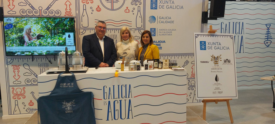 Ribadumia se mostró en Fitur con el té, Monte do Castro y la Mancomunidade