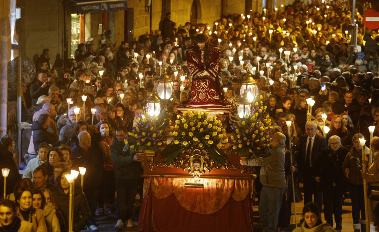 Cambados da inicio a la novena del Nazareno con los tradicionales actos en la capilla de Hospital