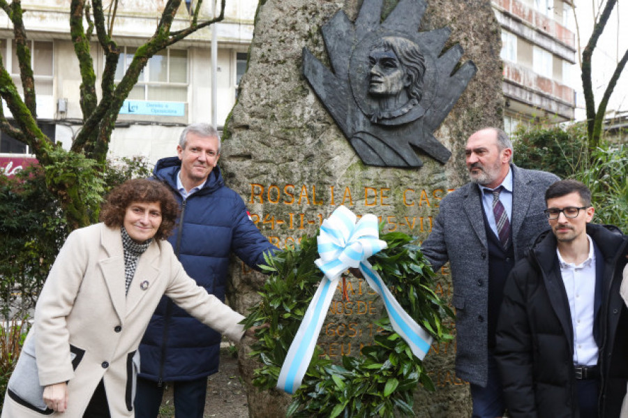 Poemas, flores e música para conmemorar o 187 aniversario do nacemento de Rosalía