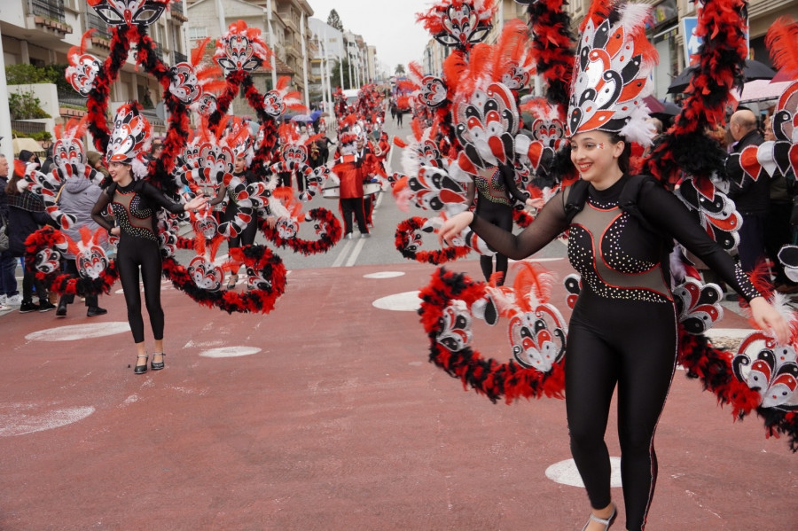 Estos son los ganadores del desfile de adultos e infantil del Entroido de Sanxenxo