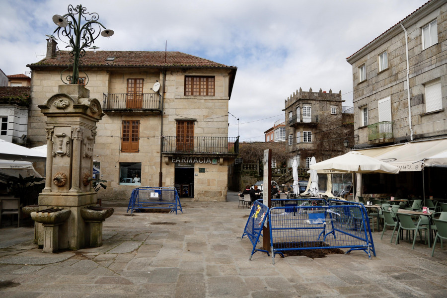 Cambados no repondrá las palmeras taladas de Alfredo Brañas y cubrirá las jardineras