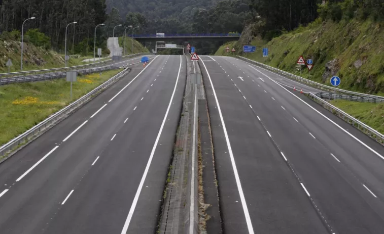 La Xunta prevé reanudar mañana la reposición del firme de la Autovía do Barbanza