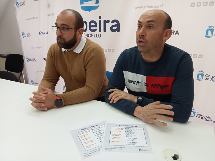 El aula Cemit de Ribeira oferta en abril y mayo cinco cursos para mejorar competencias digitales