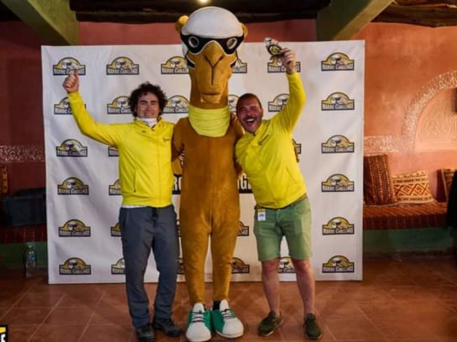 El equipo Furancho Riders de Ribeira queda tercero en la categoría “adventure” de un evento deportivo-humanitario en Marruecos