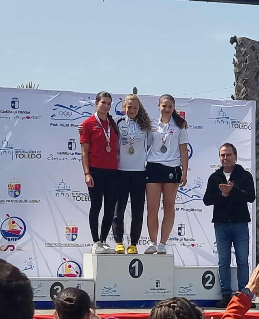 Marta Castiñeiras y Lorena Pérez se suben al podio en el Nacional Cadete