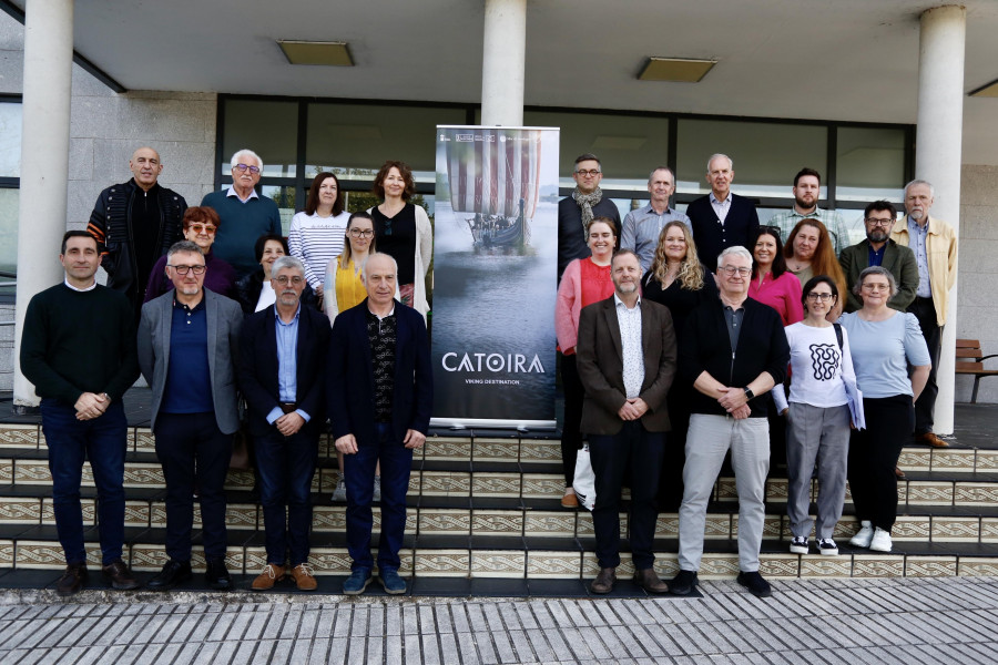 Catoira se consolida como punto de encuentro entre la ruta vikinga y el Camino de Santiago