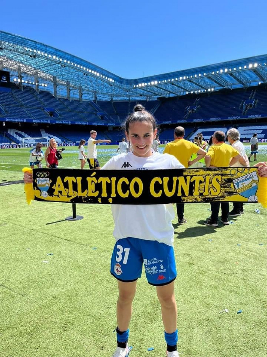 La caldense Lucía Rivas consigue el ascenso con el Deportivo Abanca