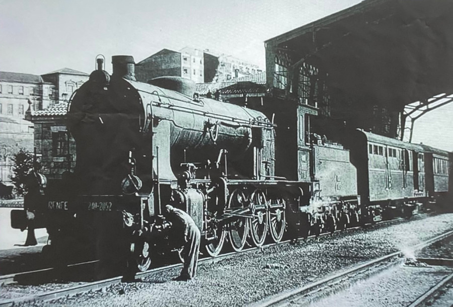 Catoira revive la primera línea ferroviaria de Galicia con una exposición itinerante