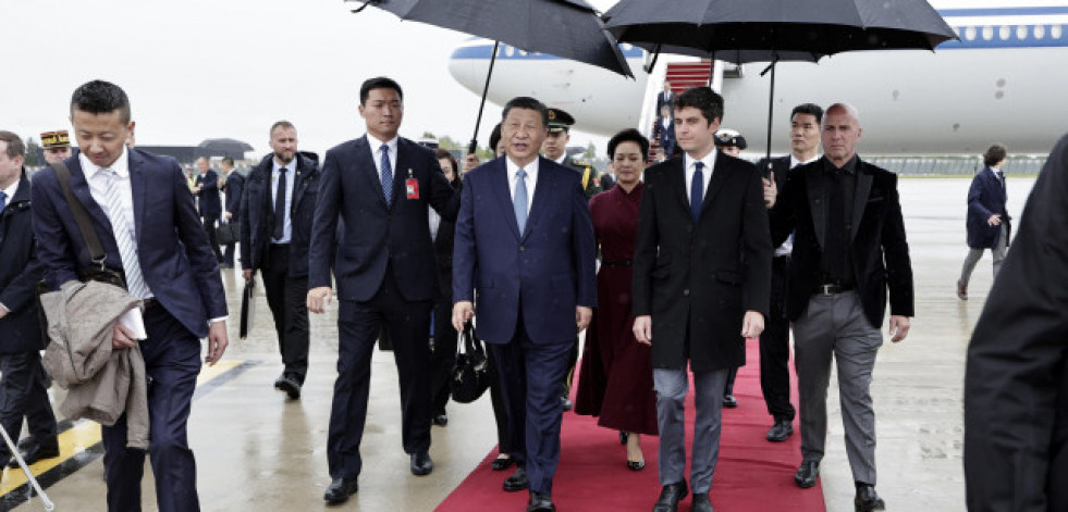 El presidente chino llega a París para una visita de Estado de fuerte contenido económico y político