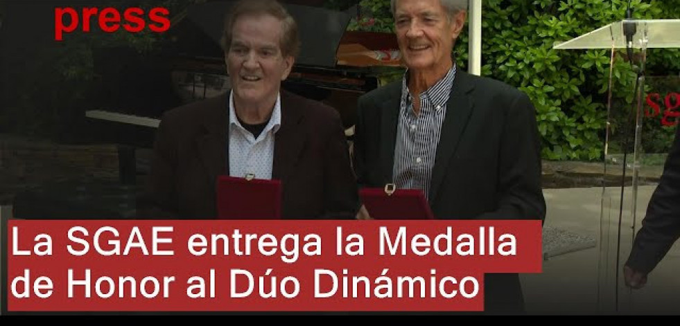 Medalla de Honor de la SGAE para el Dúo Dinámico: 