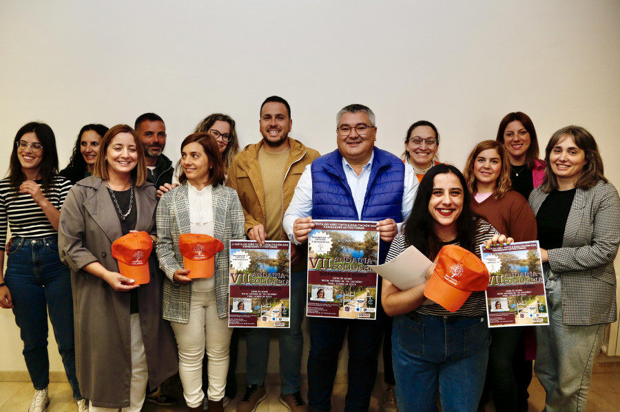 Ribadumia dedica su VII Andaina Solidaria do Tinto a la asociación TDAH Salnés