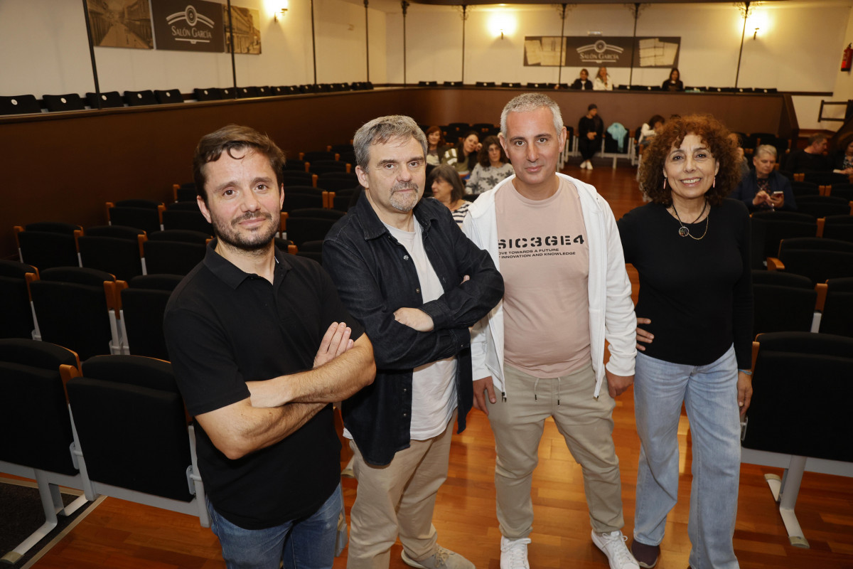 Integrantes del Cine Clube Ádega de Vilagarcía