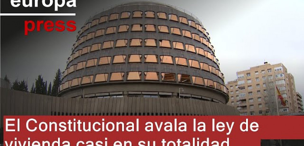 El Constitucional valora al Gobierno por regular por el acceso a una vivienda digna