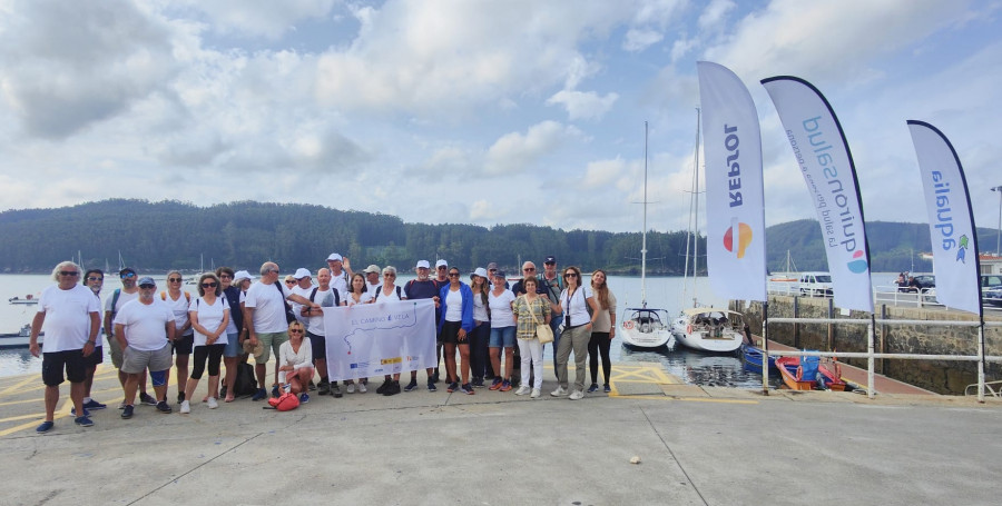 O Salnés vuelve a ser protagonista en El Camino a Vela que este año suma 22 veleros y 150 peregrinos