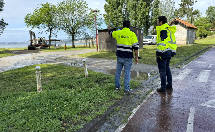 El Concello de Boiro inicia el acondicionamiento de las playas de cara al verano