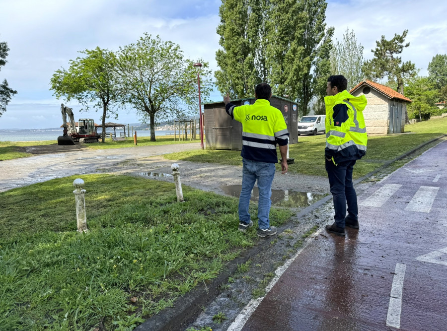 El Concello de Boiro inicia el acondicionamiento de las playas de cara al verano