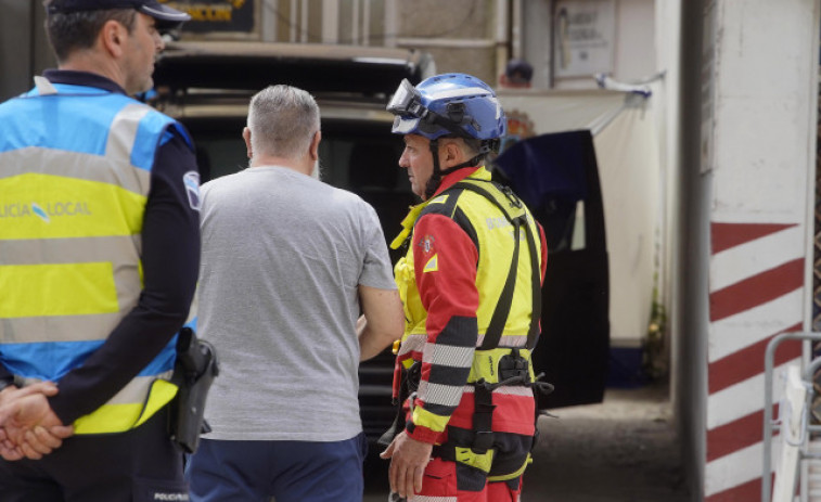 Dos días de luto en Vigo por la muerte de un bombero en un derrumbe