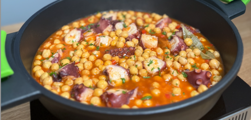 La receta de la semana: potaje de garbanzos con pulpo, por Marcos Serén