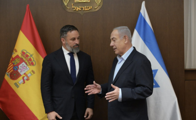 Abascal visita a Netanyahu en Jerusalén: 