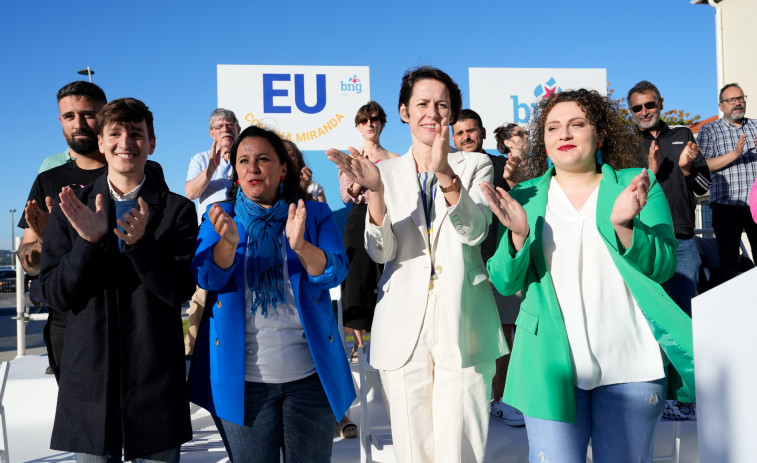 Pontón y Miranda piden el voto masivo en Ribeira para que el BNG defienda en Europa el derecho a vivir del mar