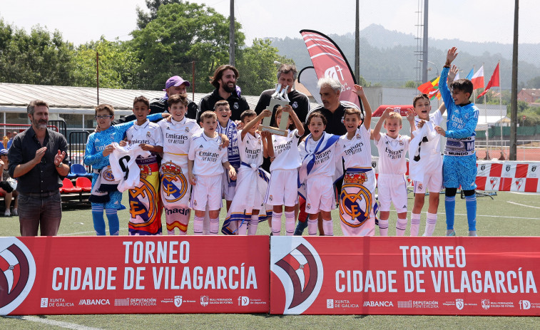 La élite del fútbol benjamín, en A Lomba