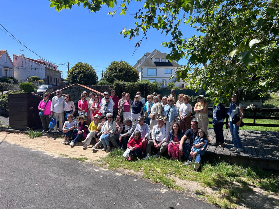 Alumnos del curso de la UNED visitan en Vilanova el Museo Valle-Inclán y los molinos de Currás