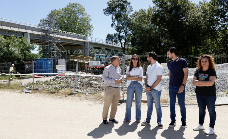 El PSOE exige a la Xunta el fin de la “tomadura de pelo” del puente de Pontearnelas y que agilice la obra