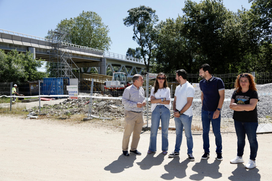 El PSOE exige a la Xunta el fin de la “tomadura de pelo” del puente de Pontearnelas y que agilice la obra