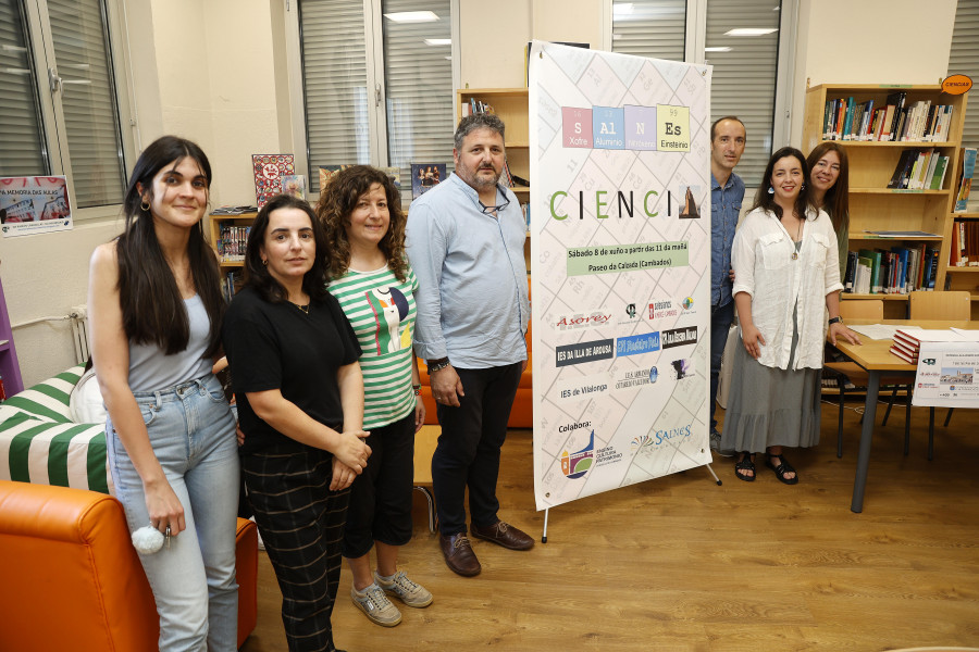 Cambados impulsa la primera feria escolar de ciencias de O Salnés y se suma al Día Mundial de Tejer en Público