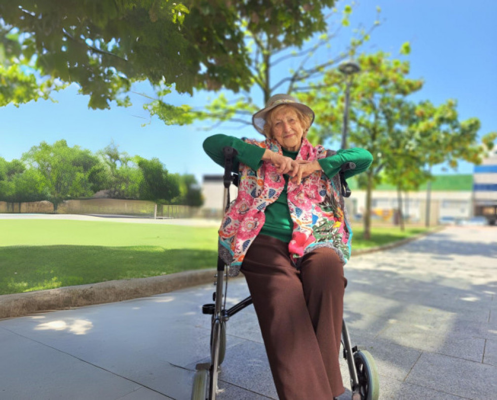 Una de las pacientes del centro