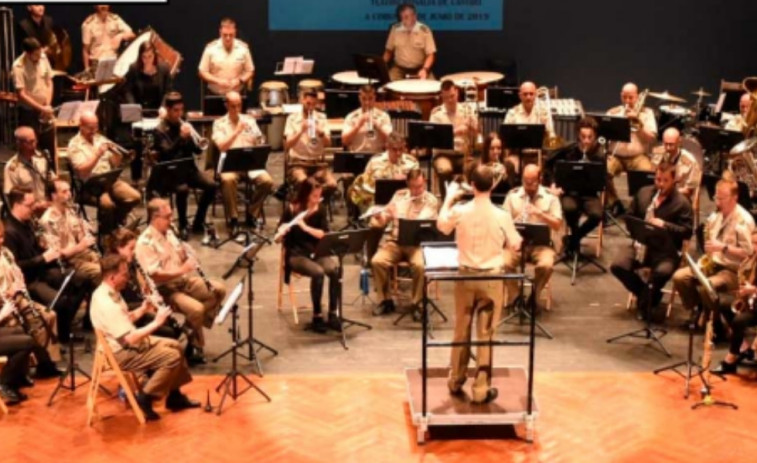 La Unidad de Música del Mando de Apoyo a la Maniobra ofrecerá el día 12 un concierto en la casa de cultura de Boiro