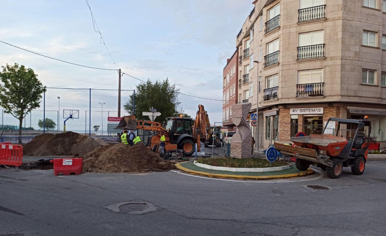 Las obras de Terra de Porto cortan el tráfico durante varios días en la conexión con Avenida do Conde