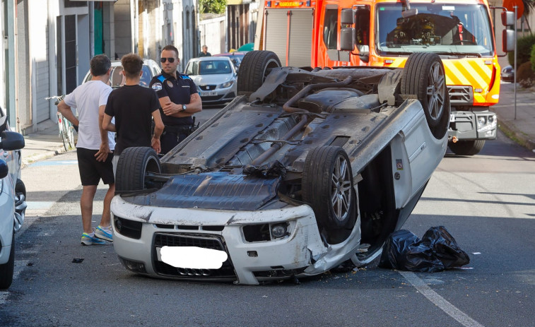 Excarcelan al copiloto de un coche que volcó en Agustín Romero