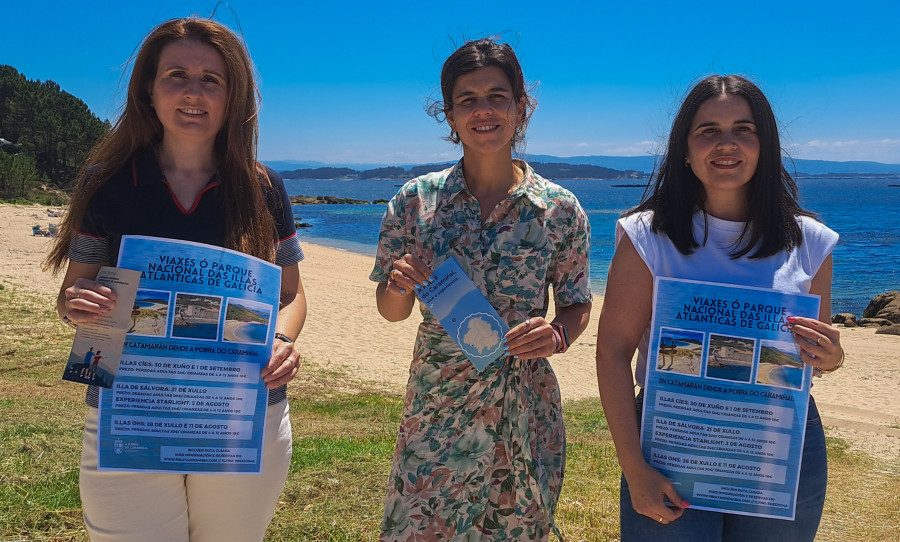 A Pobra oferta del 30 de junio al 1 de septiembre rutas guiadas a las islas de Sálvora, Ons y Cíes