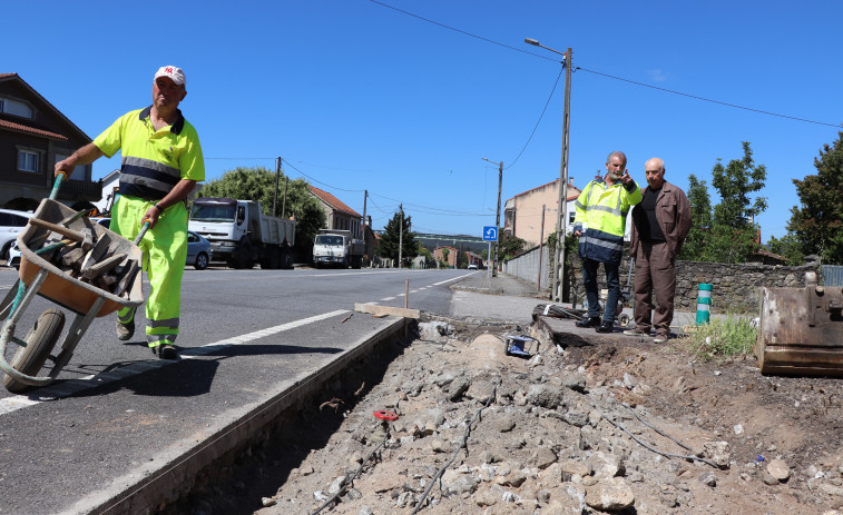 Castaño pide a la Xunta “concretar plazos” para la ampliación de la senda peatonal de la PO-548