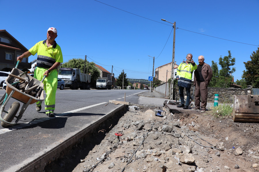 Castaño pide a la Xunta “concretar plazos” para la ampliación de la senda peatonal de la PO-548