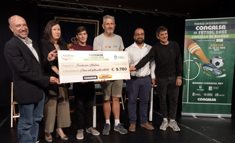 El Torneo Internacional Solidario Congalsa entregó 9.780 euros a la Fundación Aladina para ayudar a los niños oncológicos