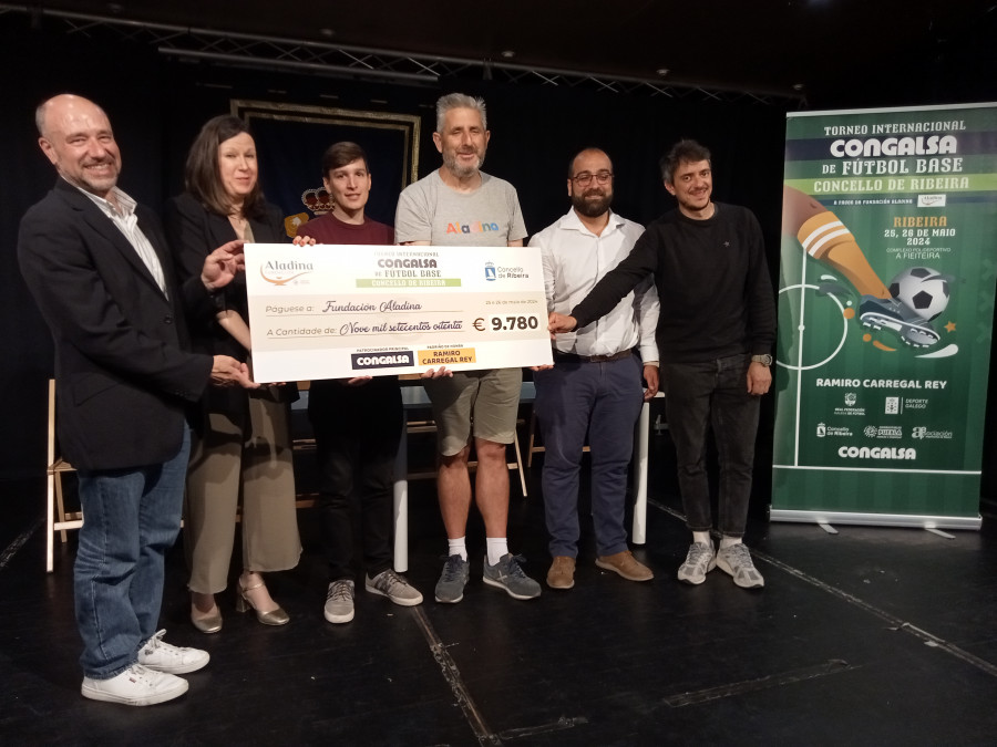 El Torneo Internacional Solidario Congalsa entregó 9.780 euros a la Fundación Aladina para ayudar a los niños oncológicos