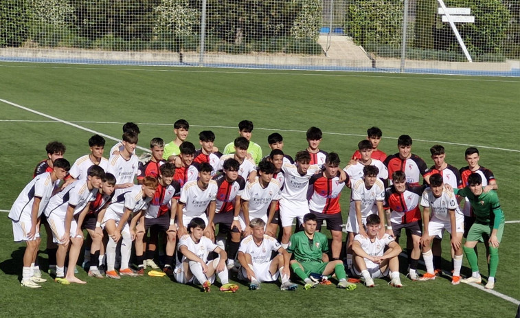 El Arosa no pudo triunfar ante el Real Madrid en su visita a juveniles y cadetes