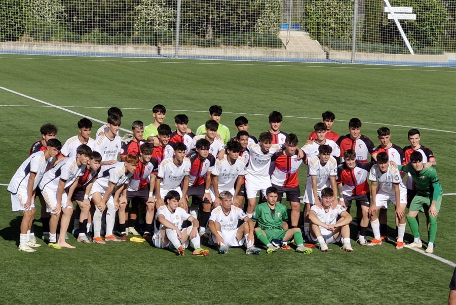 El Arosa no pudo triunfar ante el Real Madrid en su visita a juveniles y cadetes