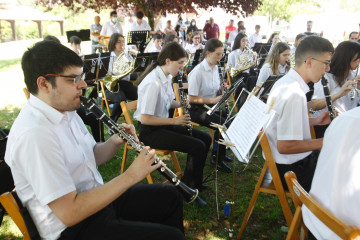 Concierto Banda de Música Vilagarcía aire libre A Florida