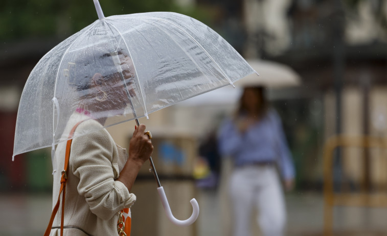 Alerta amarilla por lluvias en Galicia este lunes