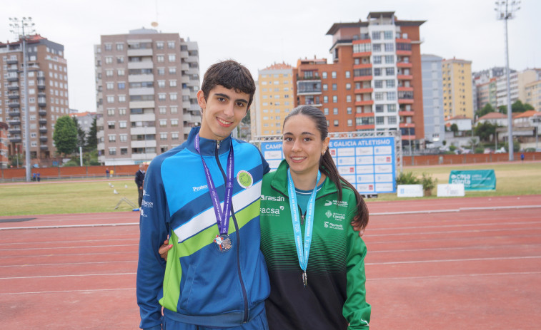 El Atletismo Mazí viaja a Málaga con Álex César y Celia Castro para el Nacional sub-18