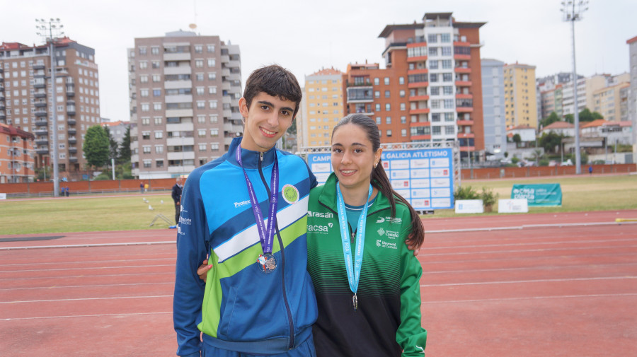 El Atletismo Mazí viaja a Málaga con Álex César y Celia Castro para el Nacional sub-18