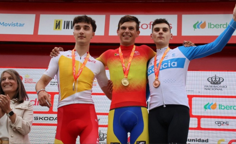 El vilagarciano Martín Rey se sube al podio en el Campeonato de España Sub 23