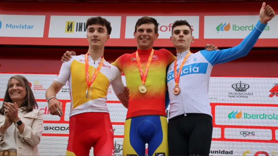 El vilagarciano Martín Rey se sube al podio en el Campeonato de España Sub 23